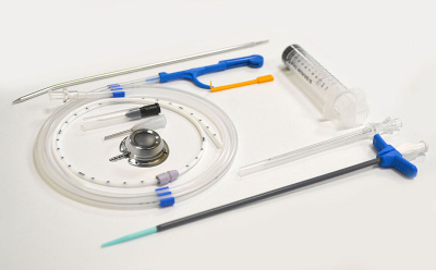 Система для венозно-артериального доступа c портом эллипсовидным PORT TI (титановым) с катетером 8 F и набором для установки купить оптом в Ульяновске